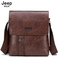jeep buluo mens new black office brand mens business messenger bags handbag 9 7 inches ipad shoulder messenger bag