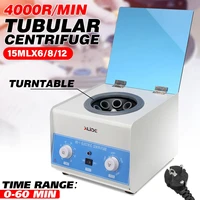 electric laboratory centrifuge machine lab medical centrifuge prp isolate serum 4000rpm 1685g 6pcs 8pcs 15ml centrifuge tube