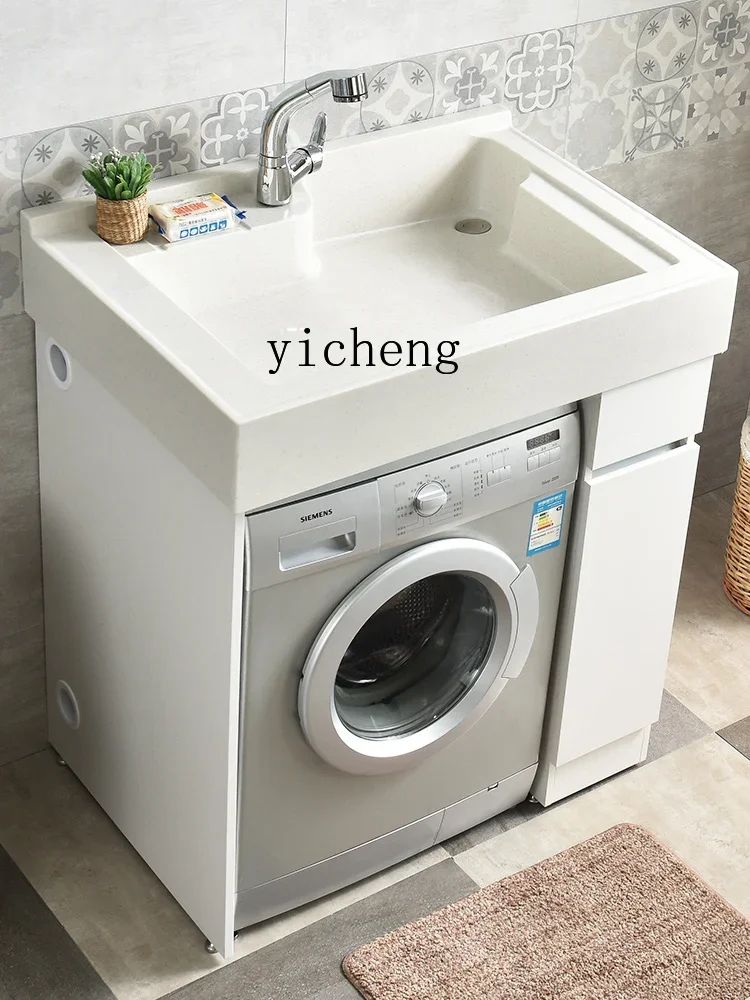 ZF моющийся шкаф для балкона и ванной комнаты из массива дерева