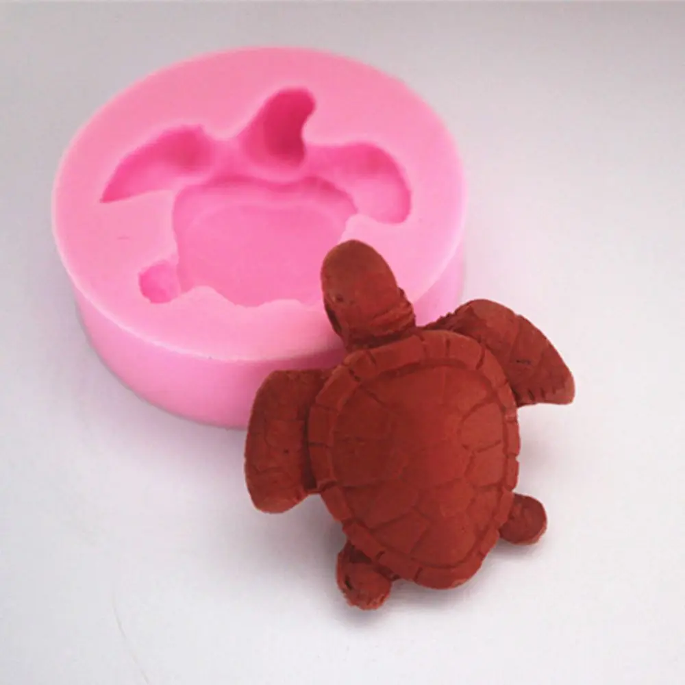 

DIY Lovely Sea Turtle Animal Silicone Ocean Theme Fondant Tortoise Molds Cake Mold Soap Mould Kitchen Baking Tools Accessories