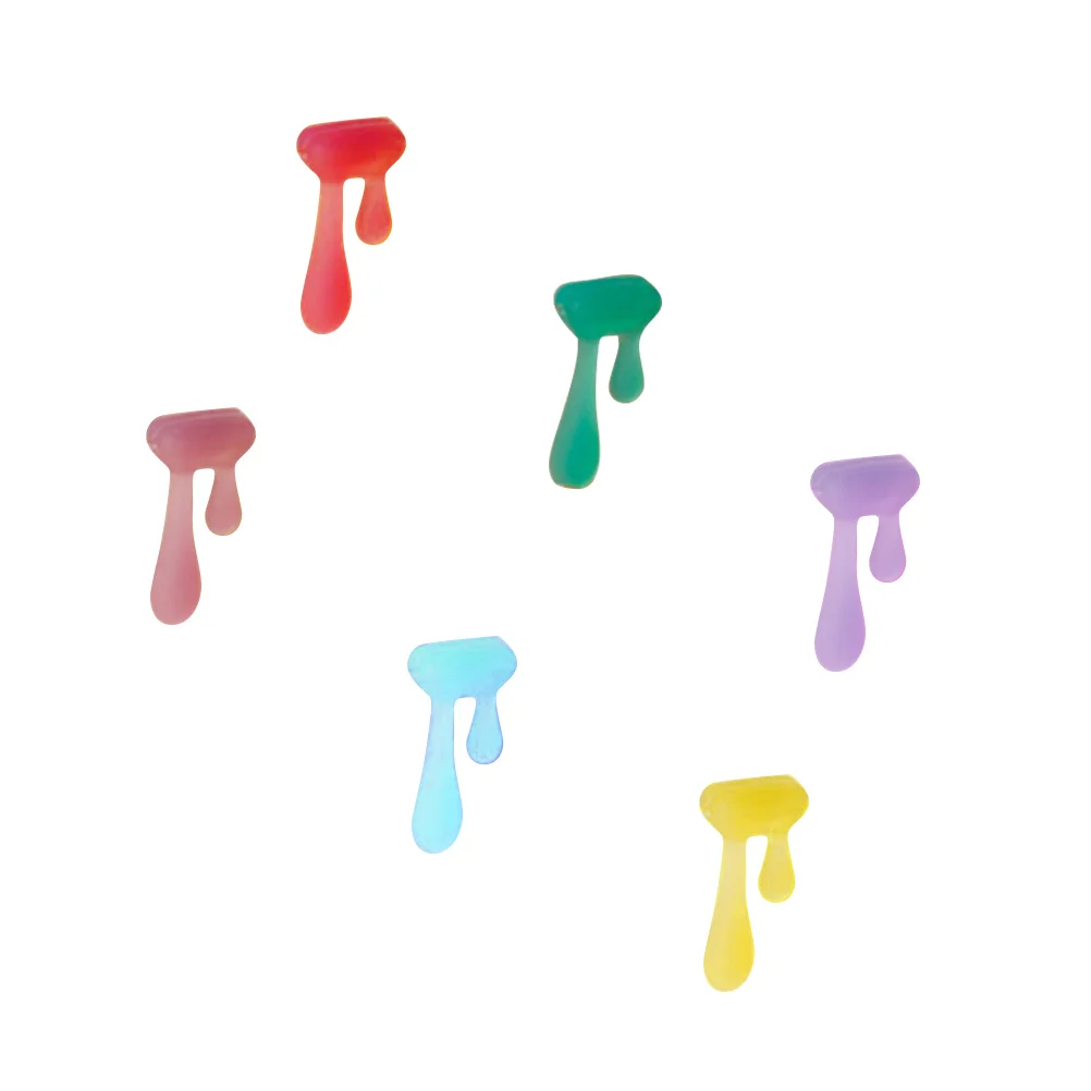 

6 Pcs Glass Identification Marker Charm Glass Identifier Silicone Glass Cup Marker Red Glass Marker
