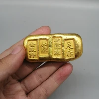 gold ingots ancient coins copper gilt antique collection home decoration family furnishings souvenirs