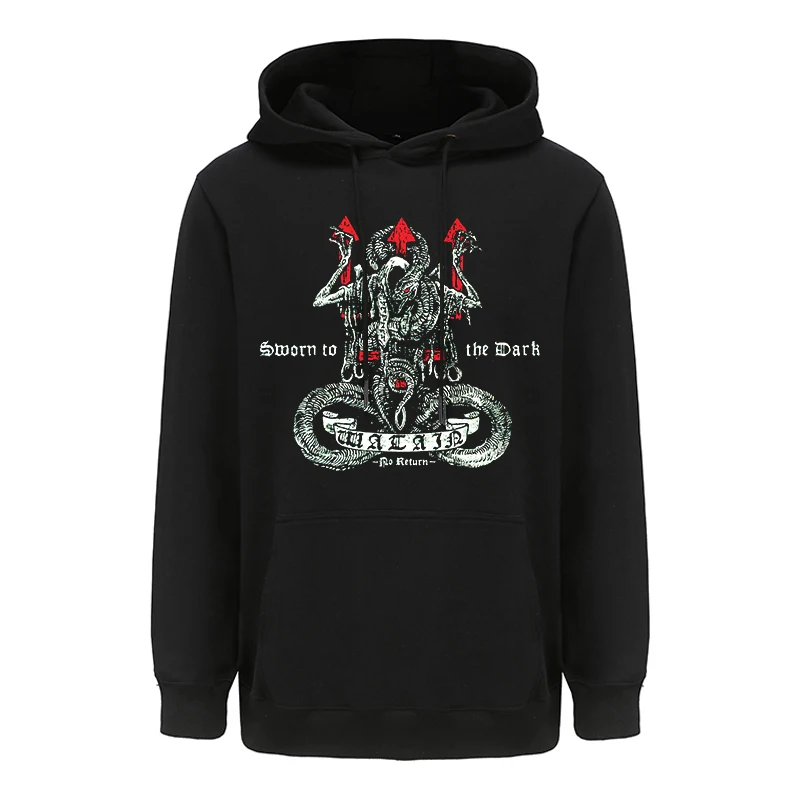 7 Designs Watain Harajuku Pollover Sweatshirt Streetwear Soft Warm Heavy Metal Hoodies Punk Demon Skull Fleece