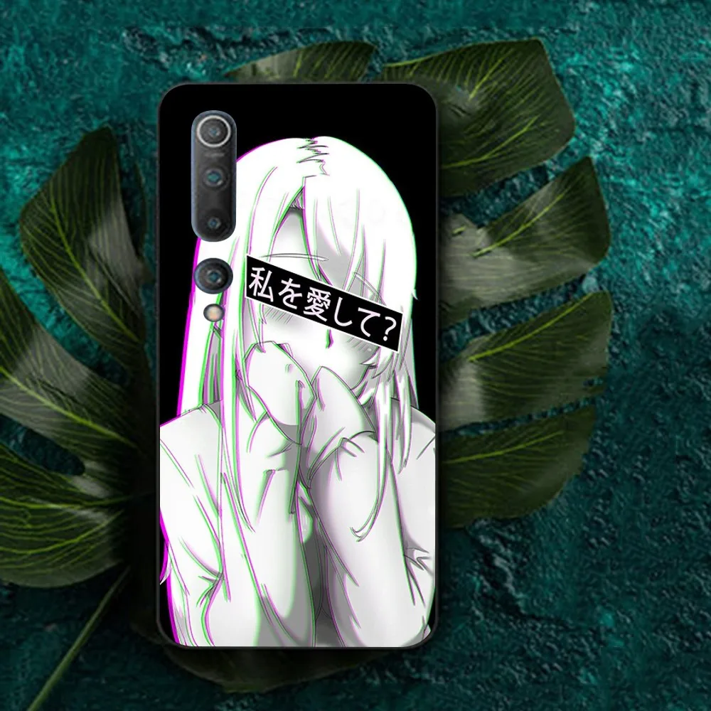Чехол для телефона Sad Anime Aesthetic Senpai Redmi Note 4 X 5 A 6 7 8 T 9 9S 10 11 11S 11Epro Poco M3 pro