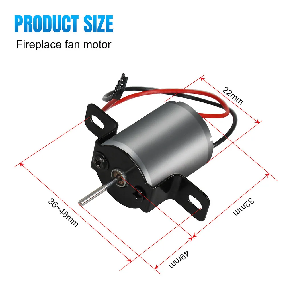 

Fireplaces Accessories Home Motor Home Improvement Light Weight Portable Repair Part Replacement Fireplace Fan