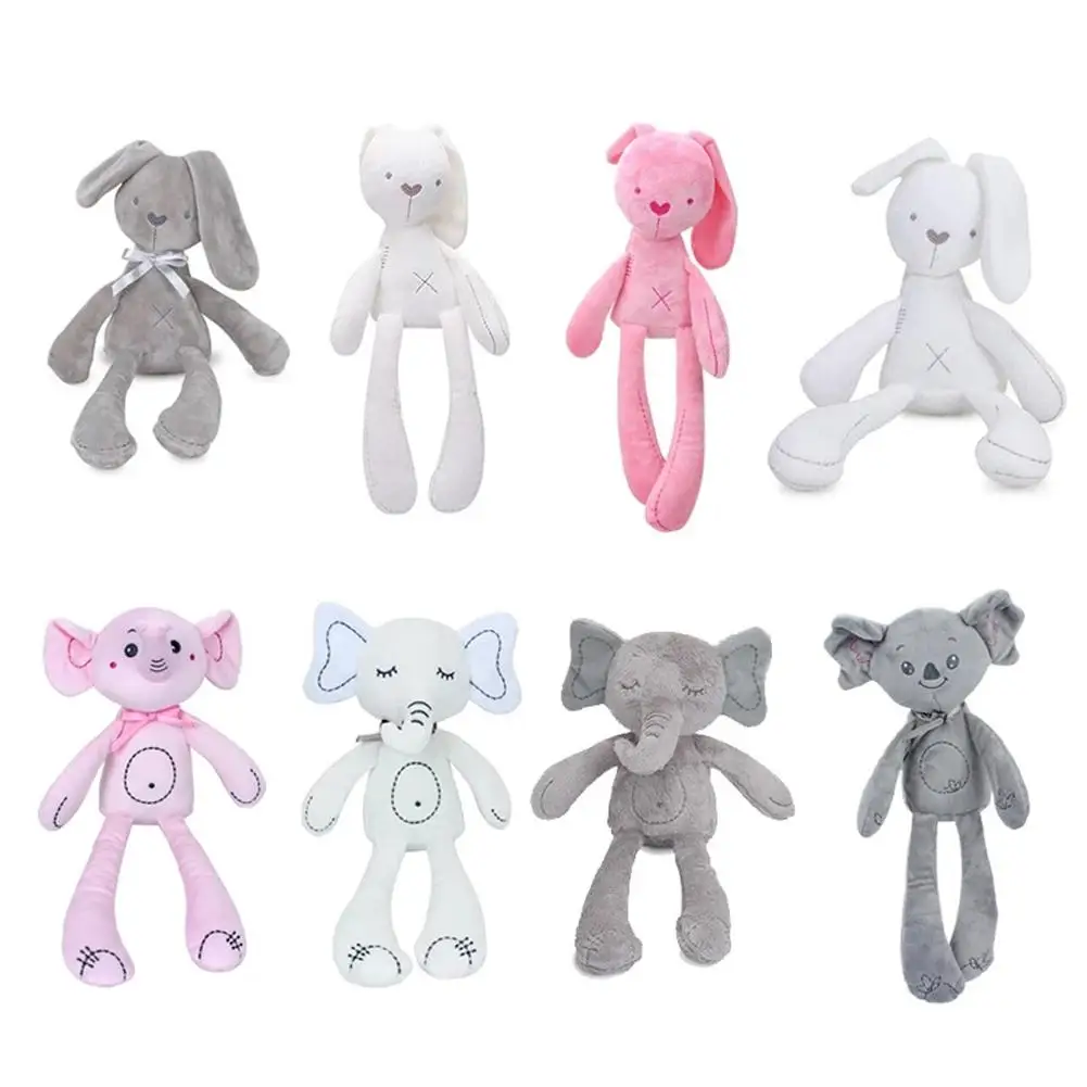 

40 см кролик плюшевые игрушки 15,6 дюйма Мягкий Кролик Слон Единорог коала плюшевые игрушки для детей успокаивающий подарок для сна