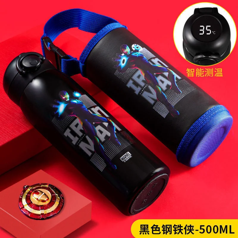 

Детский термос с умным дисплеем температуры, удобная чашка из нержавеющей стали Марвел 316 для студентов и мужчин