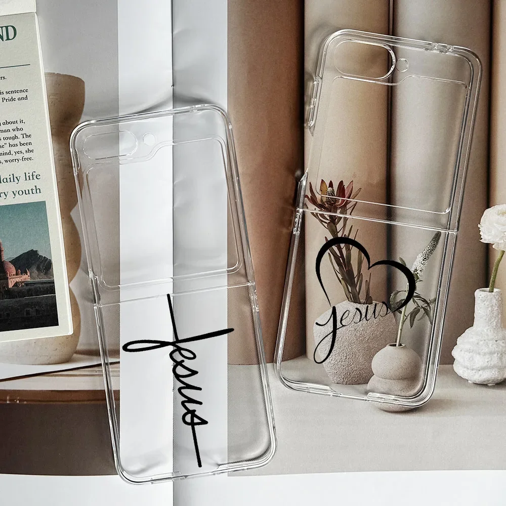 Чехол для телефона Христианская религиозная вера Иисуса Samsung Galaxy Z Flip 5 ZFlip 6