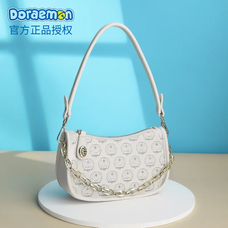 

Doraemon Kawaii Everyday All-match Chain Women's Shoulder Messenger Bag Niche Design Underarm Bag