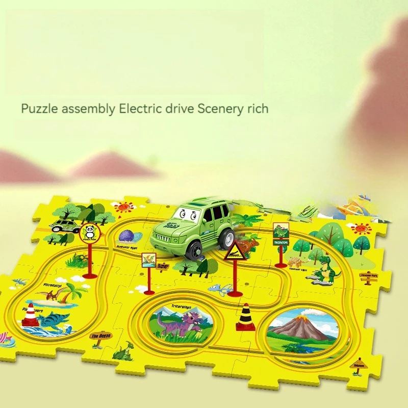 

Головоломка TFAMI «сделай сам», игрушки для детей, рождественский подарок, динозавры, океанское пространство, головоломка, гоночный автомобиль, трек с электрическим автомобилем, детские игрушки