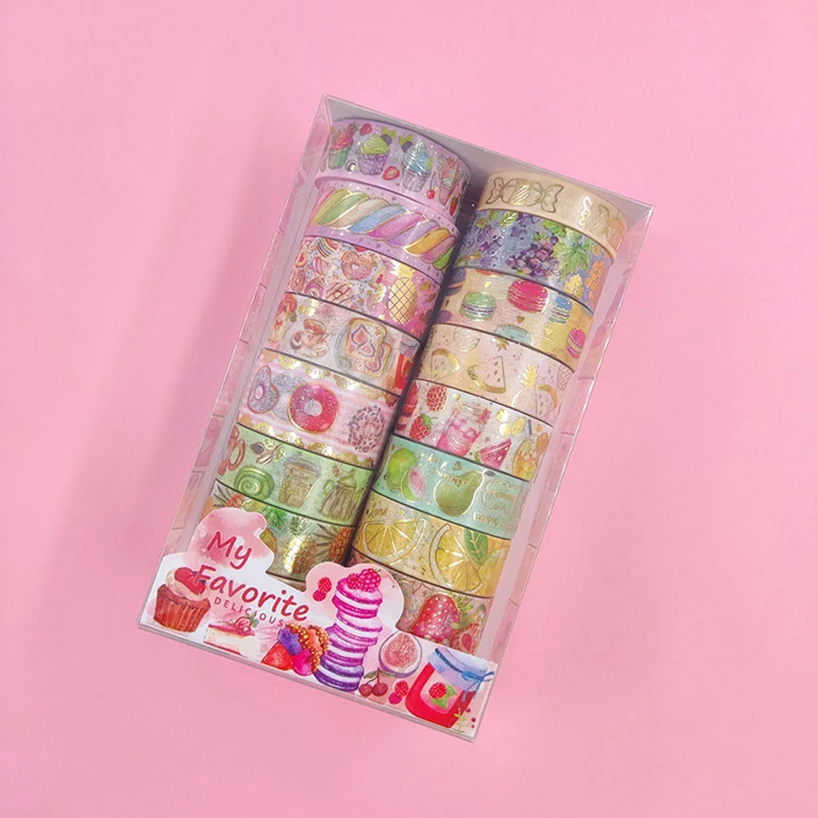 

Ленты васи с фруктами YOUQIWJ 17 рулонов