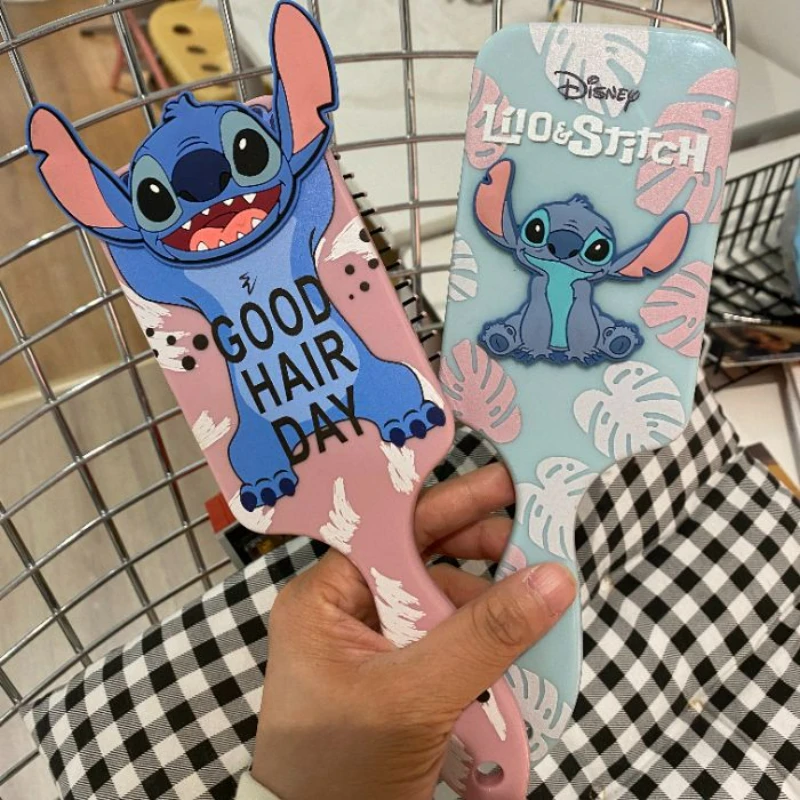 

Stitch Disney Air Cushion Massage Combs Anime Lilo & Stitch Minnie Mouse Cartoon Children Comb Hair Brush Hairdressing Tool Gift