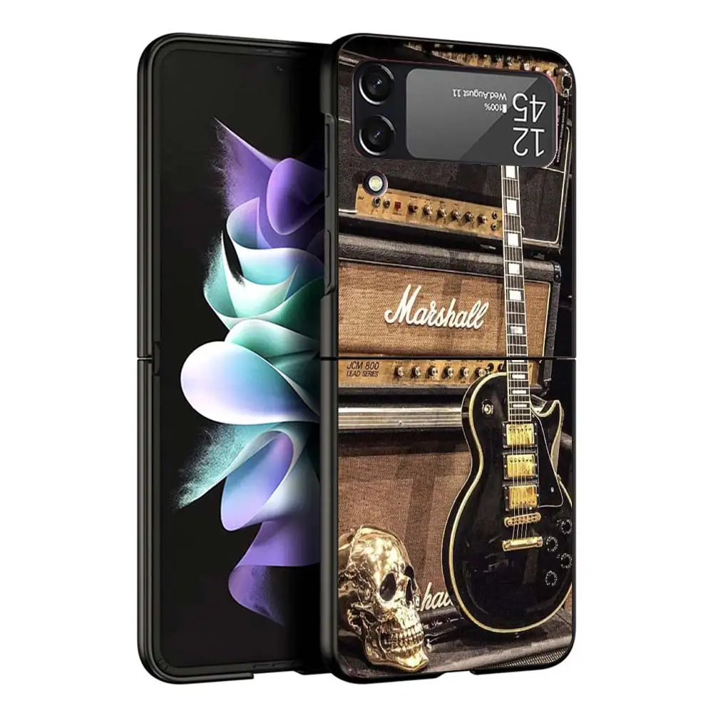 Твердый чехол для телефона из поликарбоната с музыкальной скрипкой и гитарой