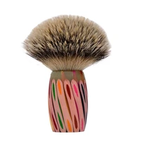 beard brush mens shaving brush shd silvertip bulb shape badger hair knot and color cartoon pen handle for wet shave