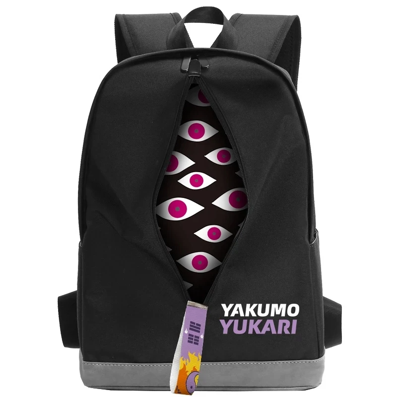 Серый школьный ранец для учеников аниме сумки-мессенджеры на плечо с японскими