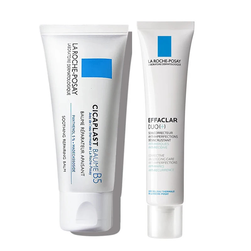 

La Roche Posay Effaclar Duo/K + La-B5 Whitening Acne Removal Cream Acne Spots Oil Control Acne Moisturizing Cream Face Skin Care