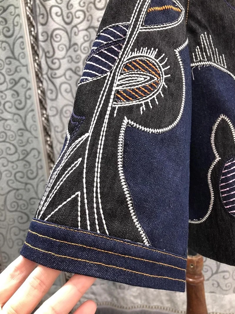 Новые джинсовые пальто высокого качества весенние куртки 2025 года женские