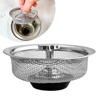 1 pcs stainless steel sink replacement filter kitchen sink strainer stopper drain hole sink strainer accessories kitchen tool