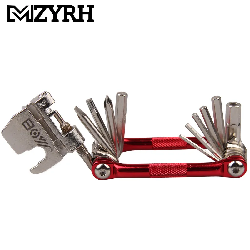 

Складной инструмент для велосипеда для мальчиков 17 в 1, дорожный велосипед, горный велосипед, комбинированные ремонтные инструменты 835T