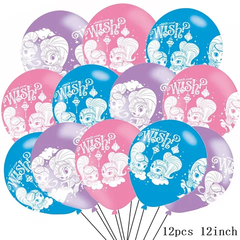12 шт./партия, блестящие латексные воздушные шары