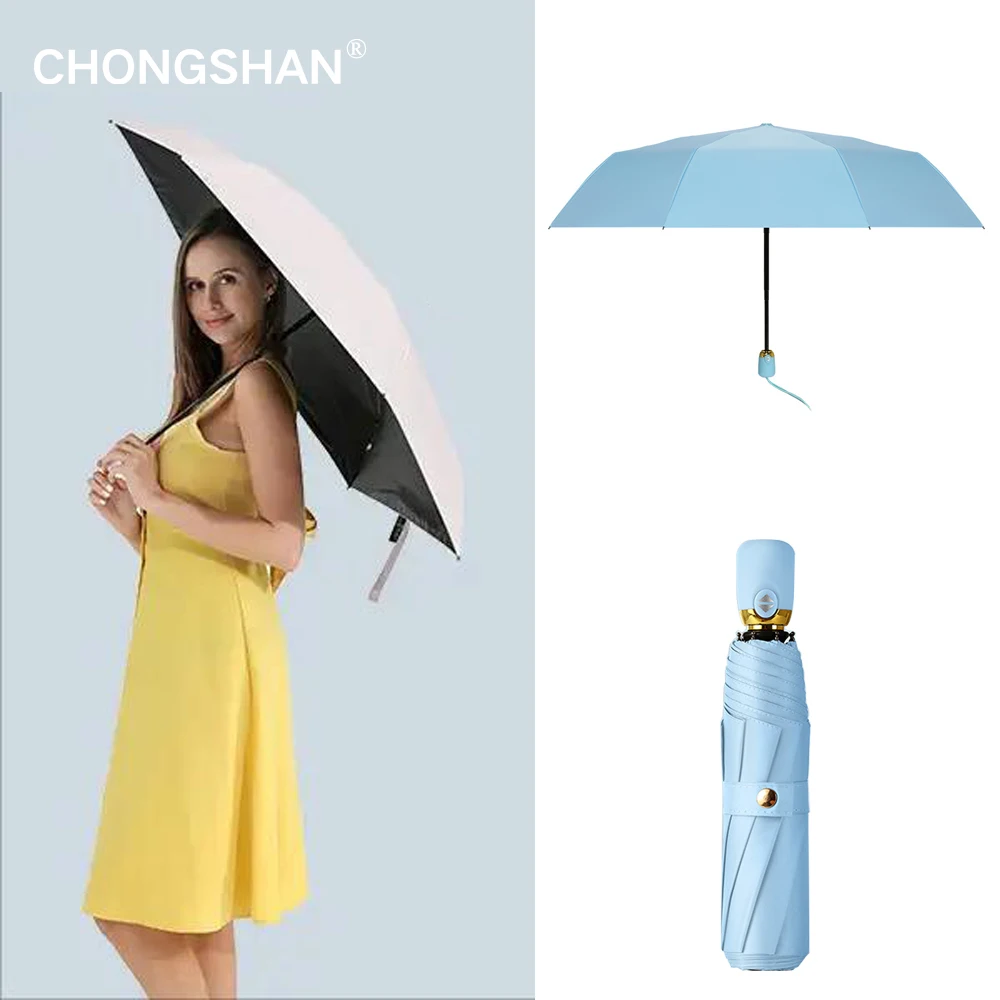 

Женский автоматический зонт, бесплатная доставка, подарок для девочек, мини-зонт с милой защитой от солнца, складной маленький, с защитой от ...