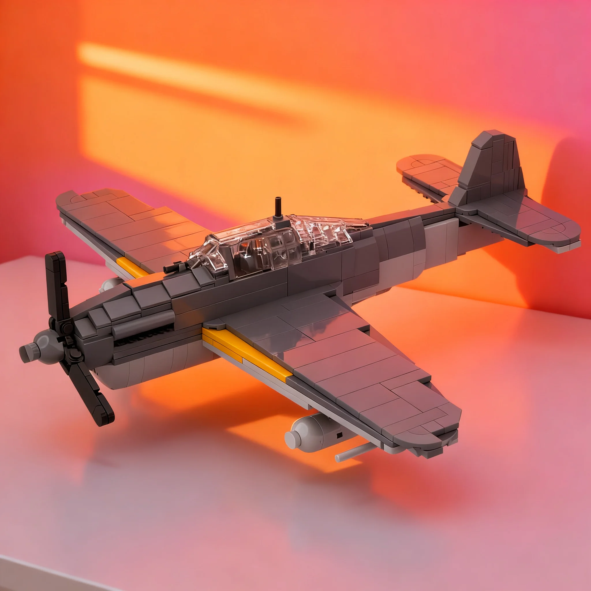 Фото 645 деталей MOC Yokosuka D4Y1, масштаб 1:35, модель Creator Expert, строительные блоки, идея для творчества своими руками, художественное творчество, сборка, образовательный набор. №1