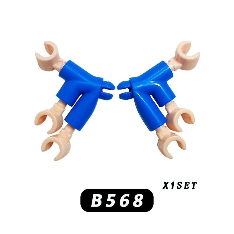 MOC анимационные персонажи фильма кукла с несколькими руками строительные блоки