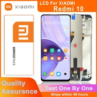 original 6 5 lcd display for xiaomi redmi 10 lcd 10 touches screen digitizer assembly for redmi 10 21061119ag lcd display