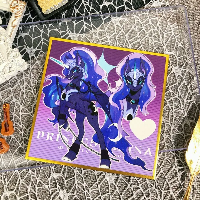 Фото Коллекционная карточка My Little Pony: Твайлайт Спаркл, изысканная карточка Рэйнбоу Дэш, фанатская карточка Пинки Пай, крутые аниме-украшения, подарки для коллекционеров №5