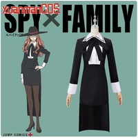 anime spy x family sylvia sherwood cosplay costume fullmetal lady hat handler uniform girls women outfit dress