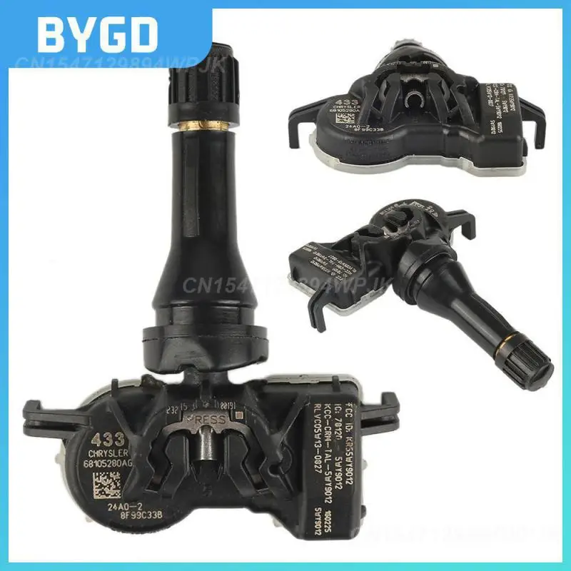 

1X Black TPMS Car/automobiles Tire Pressure Monitoring Sensor OEM 68105280AD for Dodge Dart Limited Sedan 4-Door