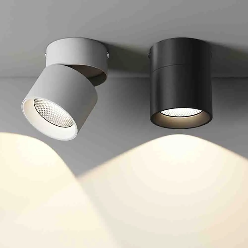 

Светодиодный светильник с регулируемым углом, Складной настенный потолочный светильник с креплением на поверхность, без отверстий