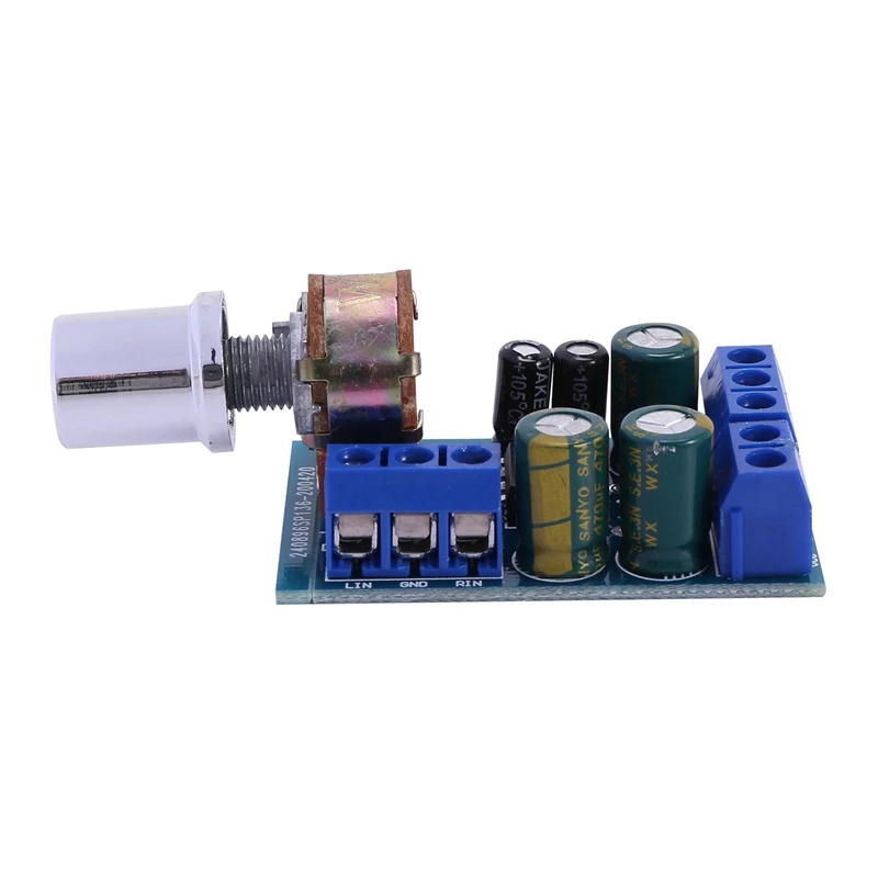 3X TDA2822 TDA2822M мини 2 0 канала 2X1W плата стерео аудио усилителя мощности DC 5В 12В