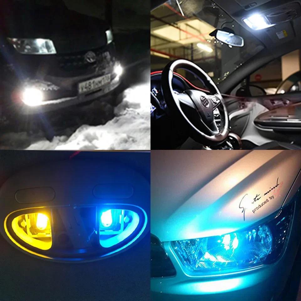 2 шт. автомобильные лампы для чтения с акриловой крышкой 12 В