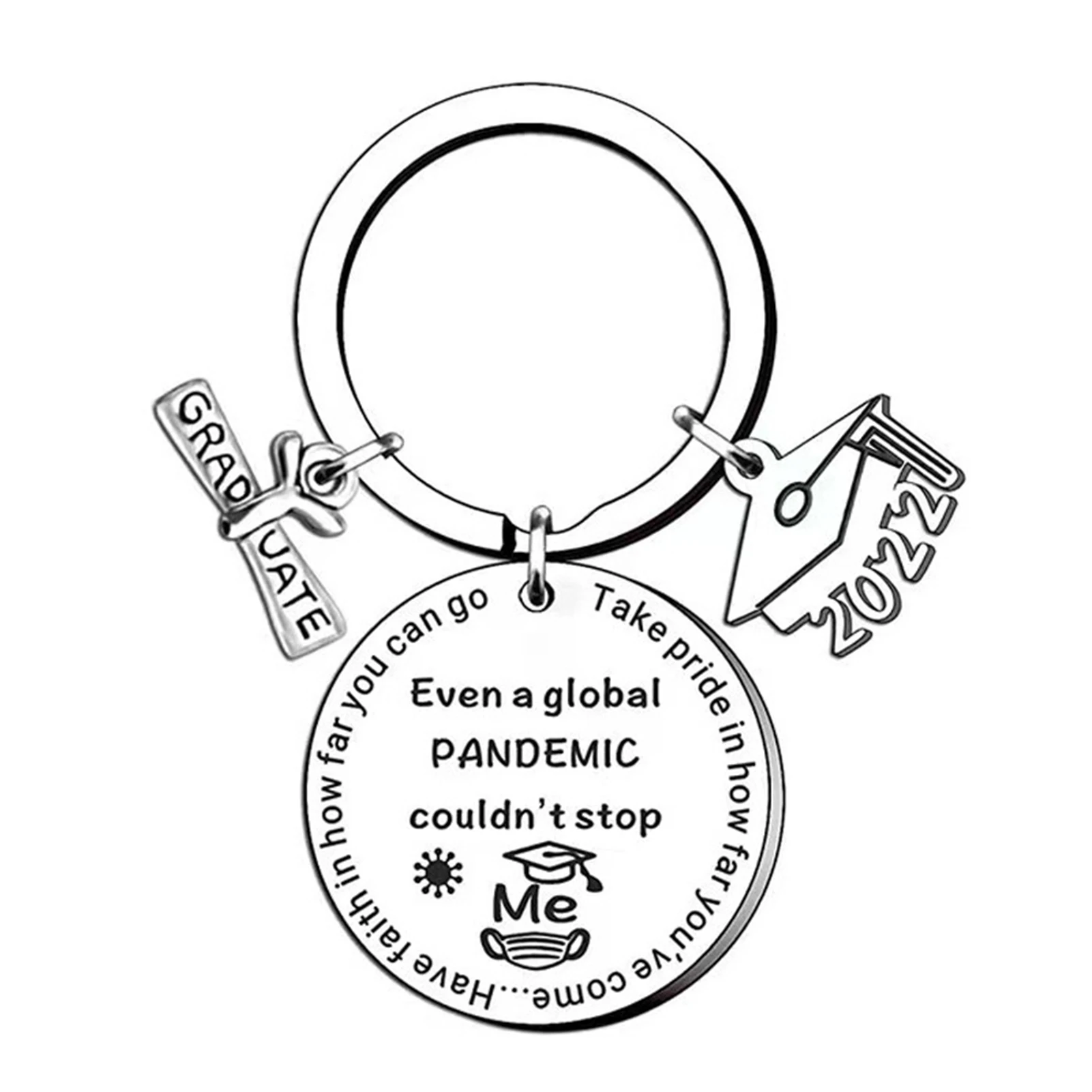 

Подарок на выпускной, брелок, вдохновляющий брелок, подарки, гравировка с позитивными словами, подарки для мальчиков и девочек