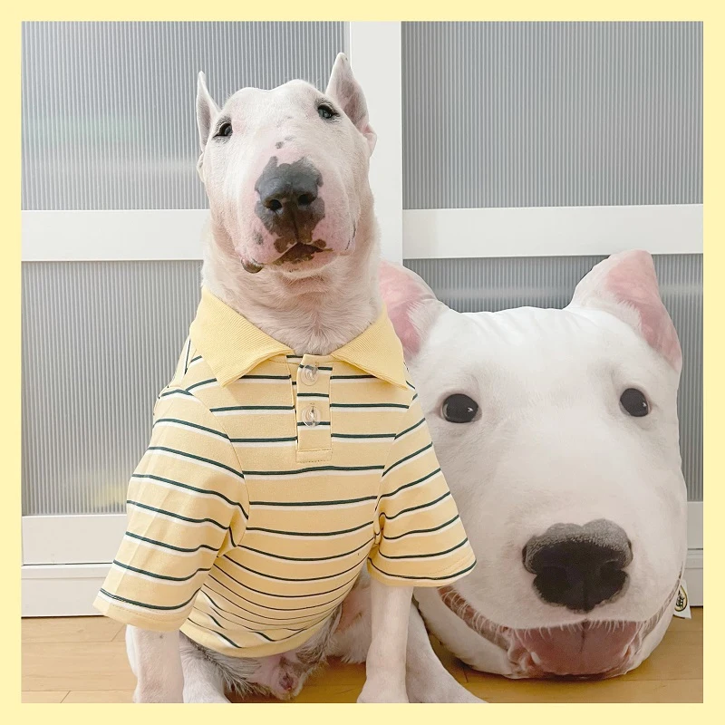 

Рубашка для крупной собаки, одежда для корги, французский бульдог, Шиба-ину, бультерьер, американский бульли, костюм питбуля, пальто золотис...