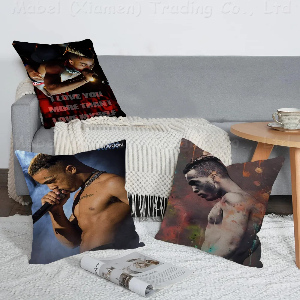 X-XXXTENTACION Hot Rapper Personalized Pillow Cover Kids Bedroom Wild Party Decor Pillowcase Kid Birthday Shower Gift