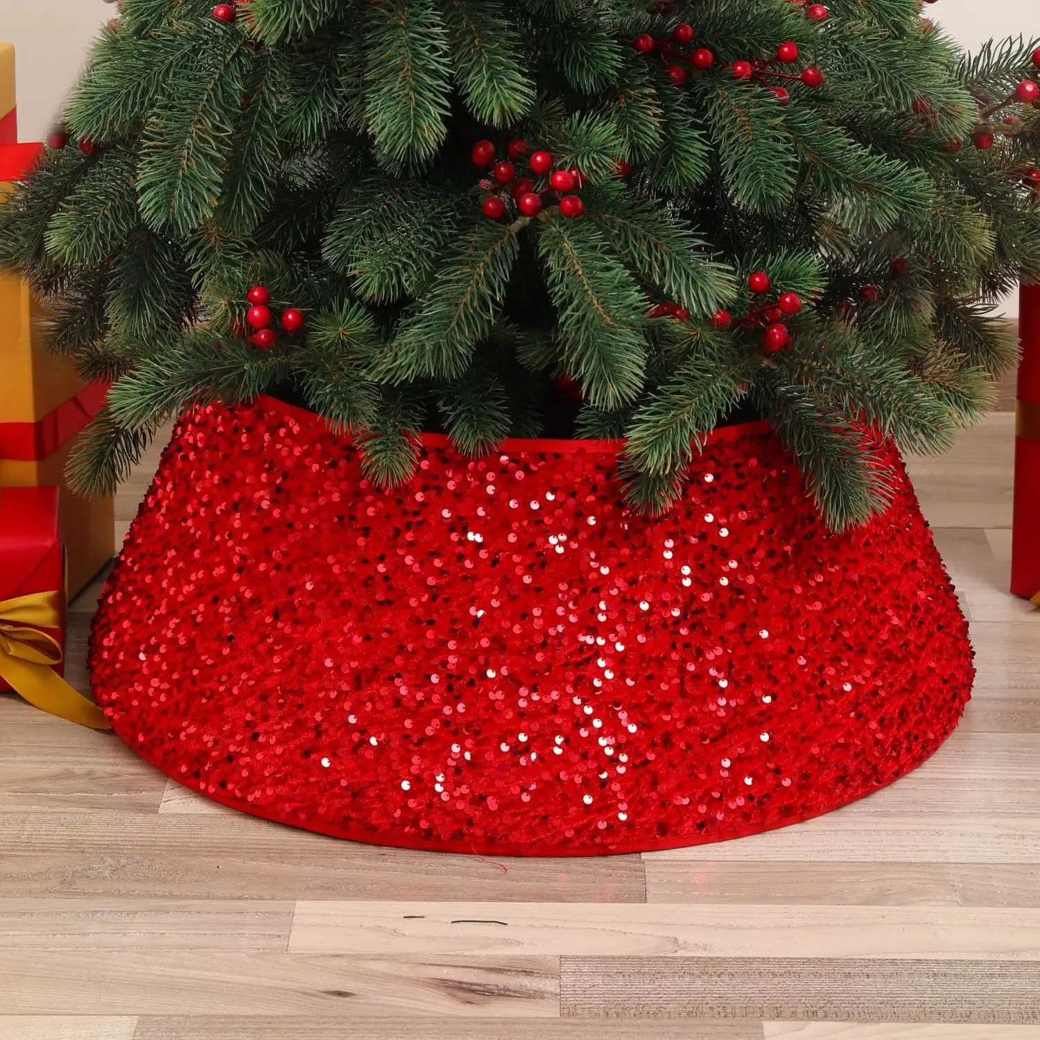 

Christmas Tree Decor Surround Base Merry Christmas Decorations for Home Xmas Ornaments Navidad Tree Skirts Natal Noel 2023