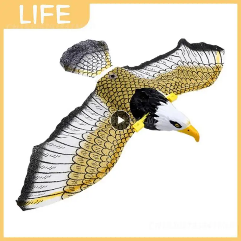 

Bird Repellent Hanging Eagle Flying Bird Scarer Garden Decoration 2 AA Batteries Portable Flying Bird Hanging Eagle