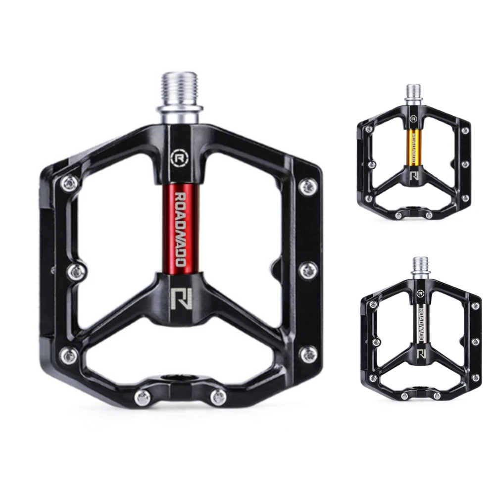 

MTB Seal Bearings Bicycle Pedal Mountain Bike Pedals Aluminum Alloy Wide Platform Ultralight Anti-slip Cycling Accessories