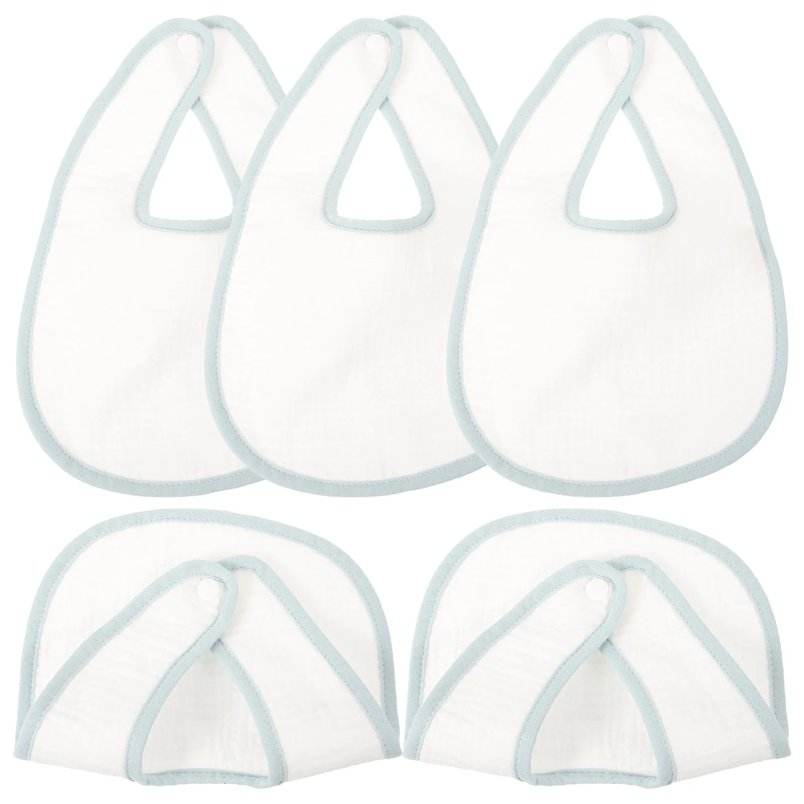 

5 pcs Baby Drool Bibs Infant Drooling Bibs Toddler Teething Bibs Cotton Baby Bibs