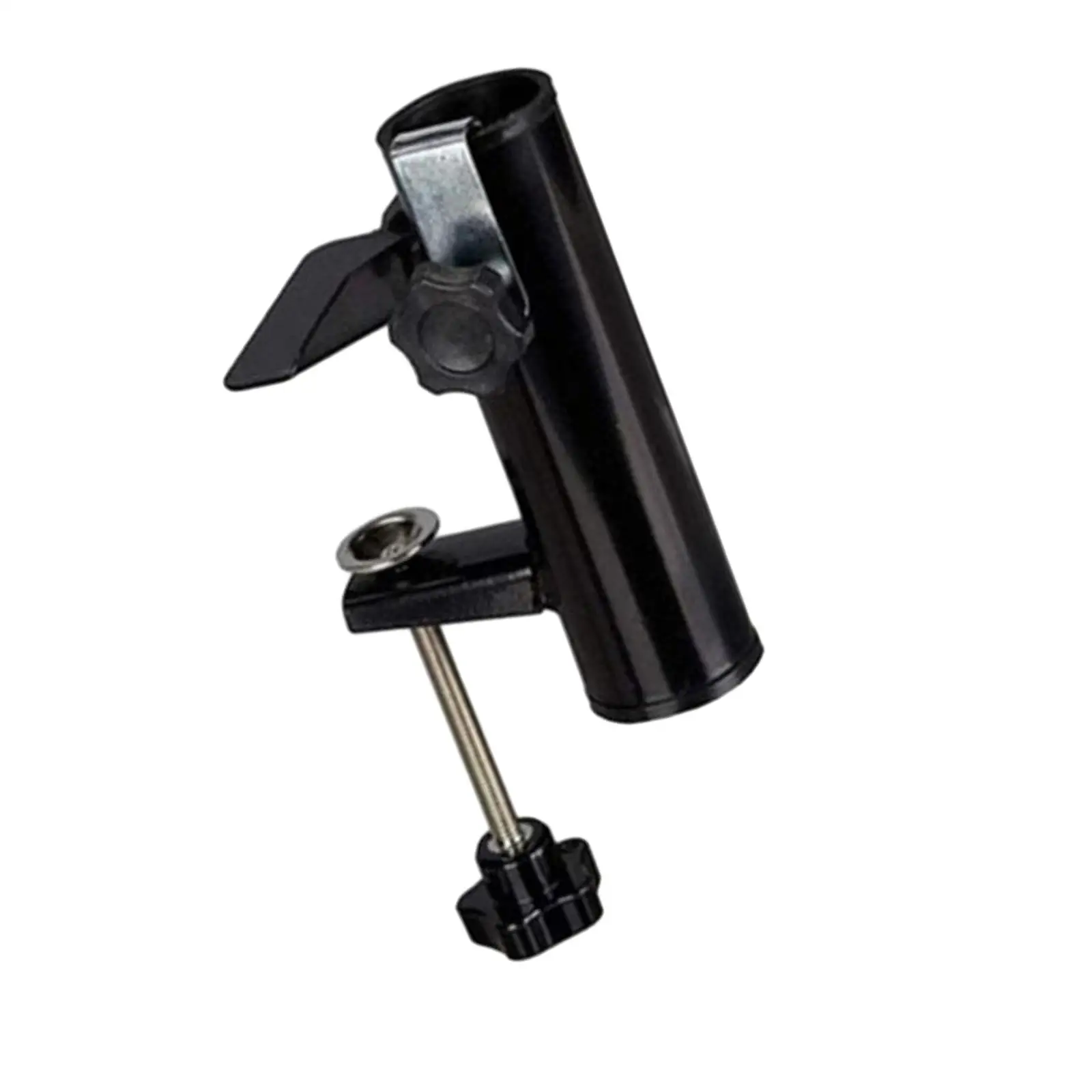 

Patio Umbrella Clamp Parasol Stand Mounted Deck Clamps Fishing Umbrella Mount Clamp for Fishing Rod Bleachers Deck Outdoor