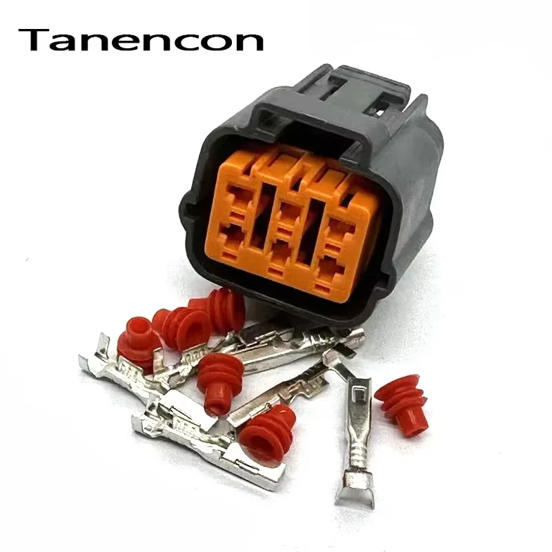 1 комплект, 6-контактный 6195-0021 6195-0024, разъем клапана рециркуляции выхлопных газов, разъем датчика положения педали акселератора для Nissan Mazda