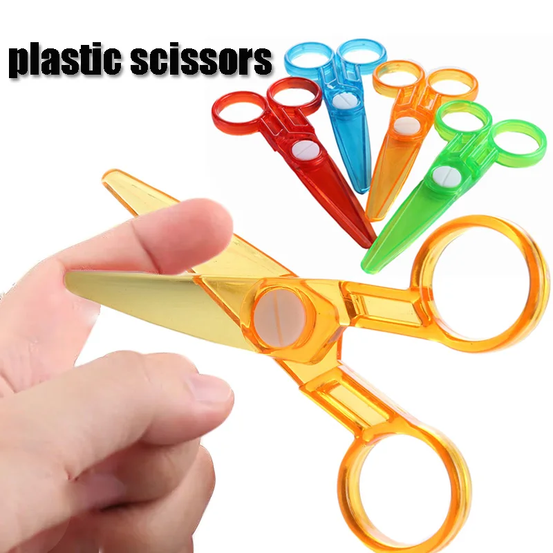 

Детские пластиковые ножницы «сделай сам», художественные ножницы ручной работы, канцелярские товары, детские безопасные ножницы для резки ...
