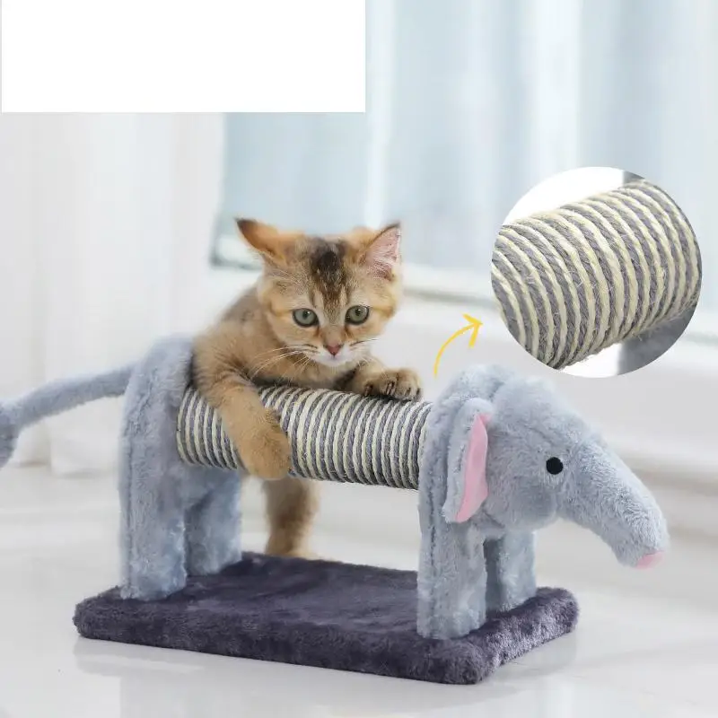 

Игрушка для кошек, мебель для скалолазания, Когтеточка, дерево, милый слон, Лев, интерактивные игрушки, котенок, рамка для скалолазания