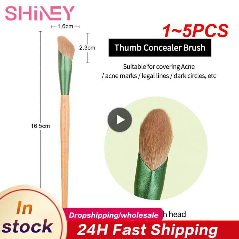 

1~5PCS Rare Liquid Touch Foundation Brush Triangle Concealer Brush Face Liquid Cream Powder Building Coverage Beauty Tool