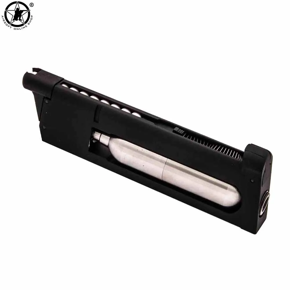 Многоразовый картридж AOLS CO2 емкостью 12 г/зеленая зеркальная капсула для