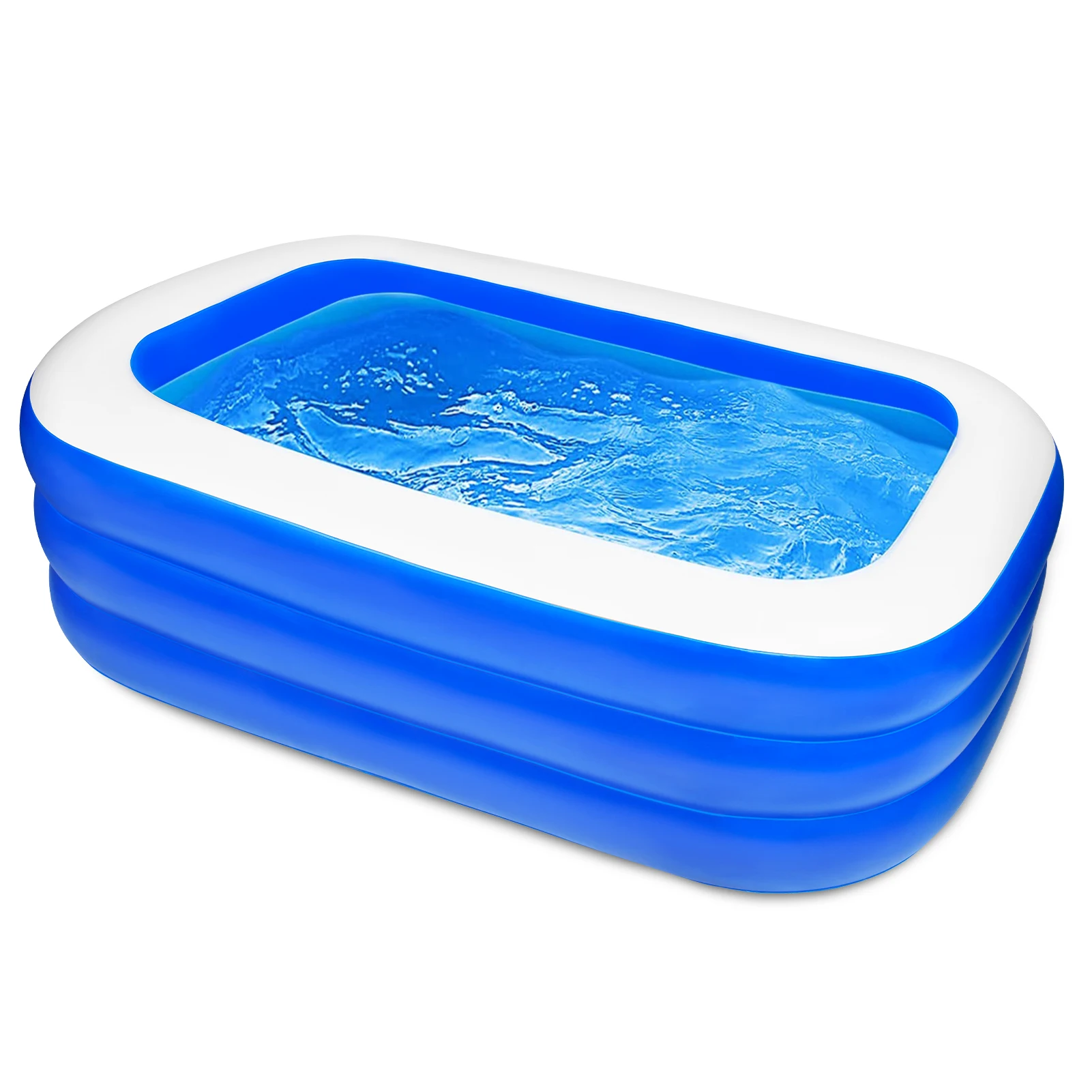 

US In Stock Summer Thickened Iatable Swimming Pool Family Kids Children Adult Play Bathtub Outdoor Indoor Water Swimming Pool