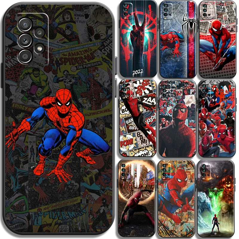 

Marvel Comics Logo Phone Cases For Xiaomi Redmi 9AT 9 9T 9A 9C Redmi Note 9 9 Pro 9S 9 Pro 5G Soft TPU Funda Coque Back Cover