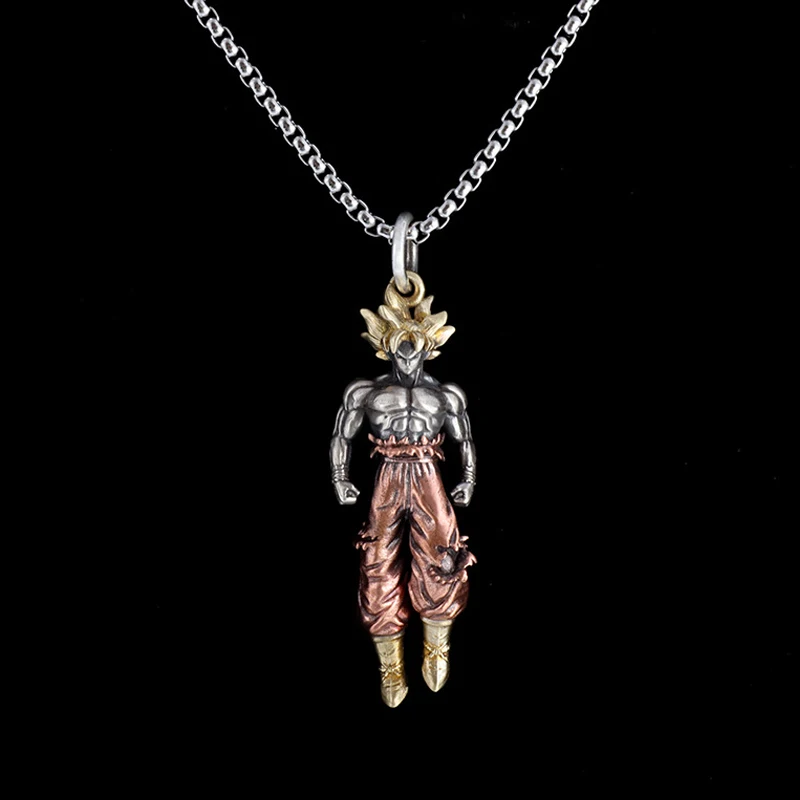Ожерелье Dragon Ball персонаж аниме Super Saiyan Son Goku индивидуальное ожерелье с подвеской в